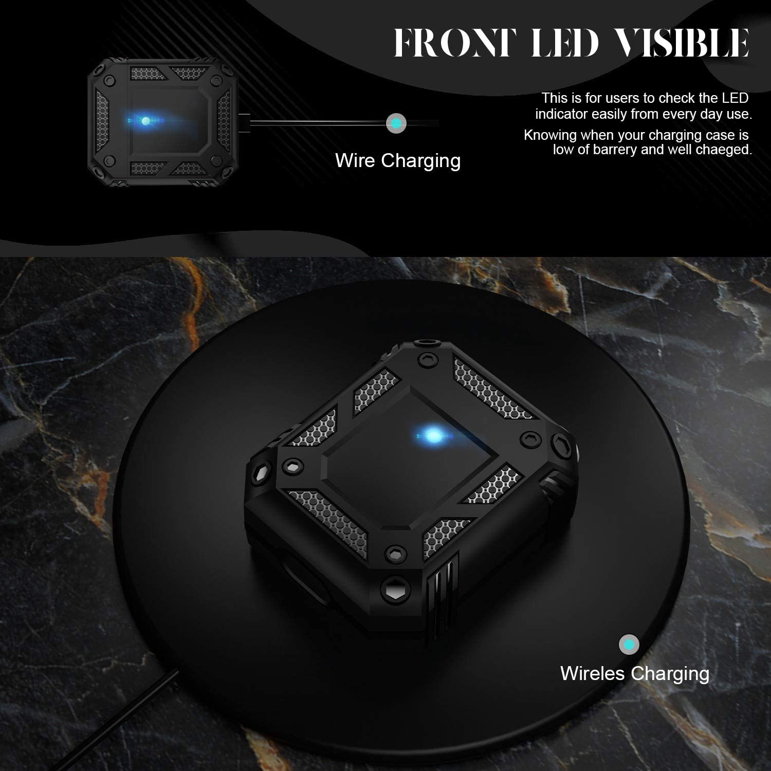 Rugged Anti-Drop Case for AirPods Pro (1st Gen.) Rugged Anti-Drop Case for AirPods Pro (1st Gen.)